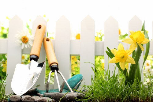 Sustainable landscaping features in Ealing